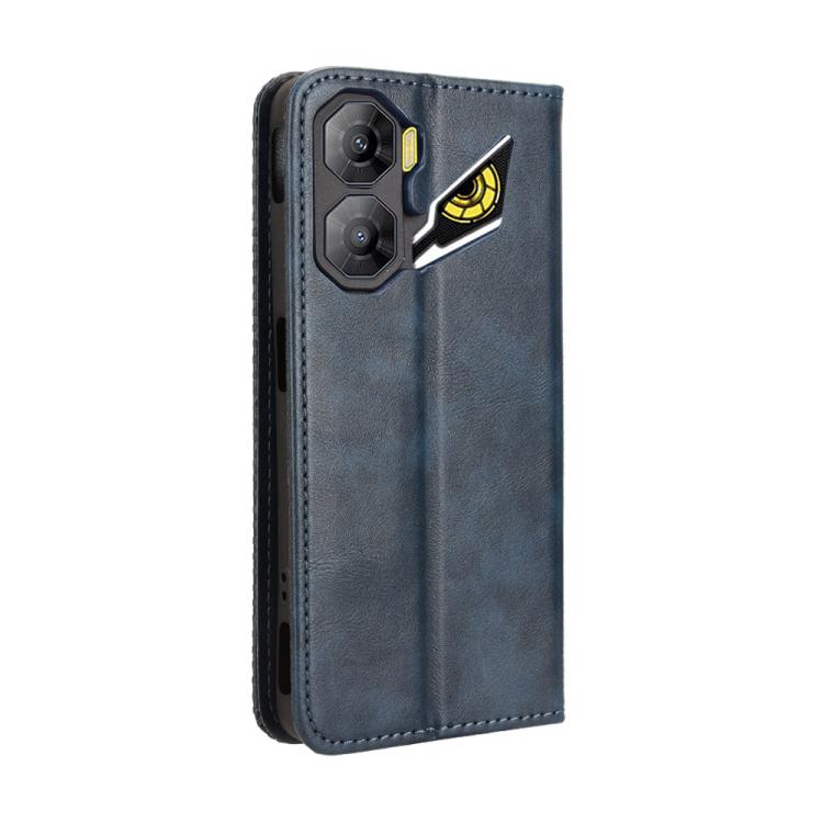 For ZTE nubia Neo 3 5G Magnetic Buckle Retro Texture Leather Phone Case