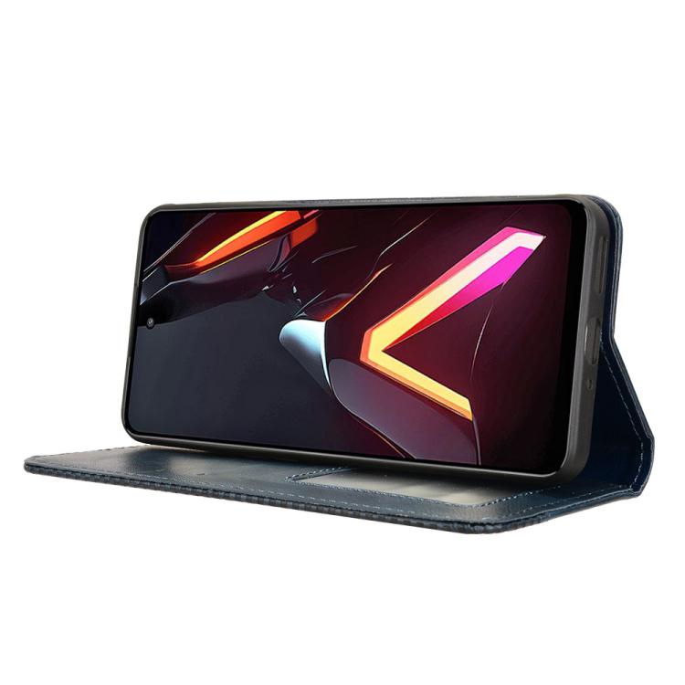 For ZTE nubia Neo 3 5G Magnetic Buckle Retro Texture Leather Phone Case