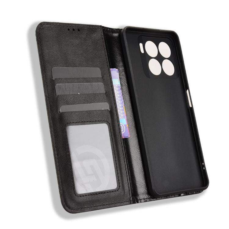 For ZTE Blade A56 4G Magnetic Buckle Retro Texture Leather Phone Case