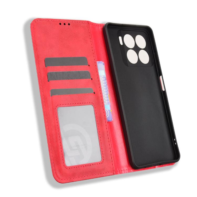 For ZTE Blade A56 4G Magnetic Buckle Retro Texture Leather Phone Case