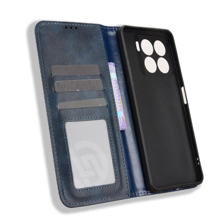 For ZTE Blade A56 4G Magnetic Buckle Retro Texture Leather Phone Case