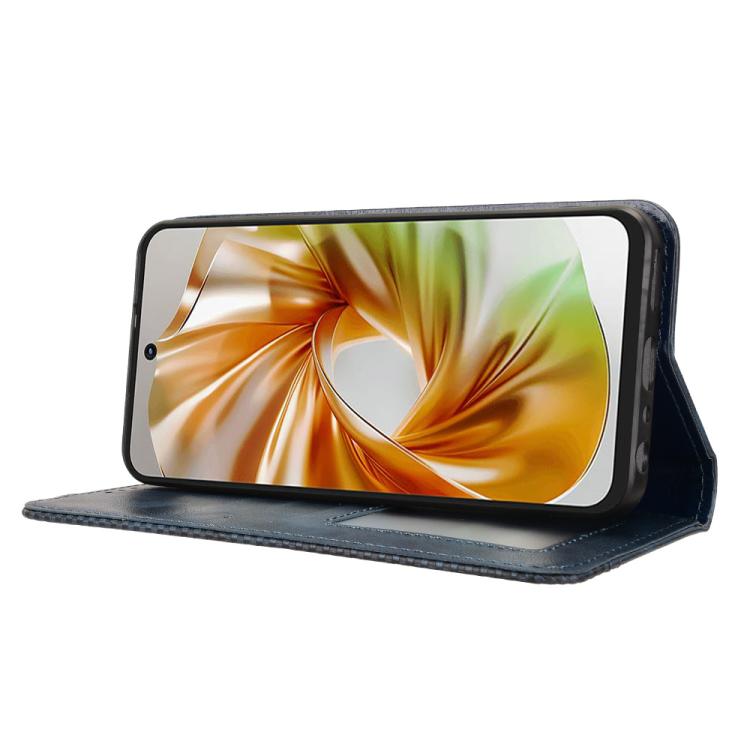 For ZTE nubia Focus 2 5G Magnetic Buckle Retro Texture Leather Phone Case