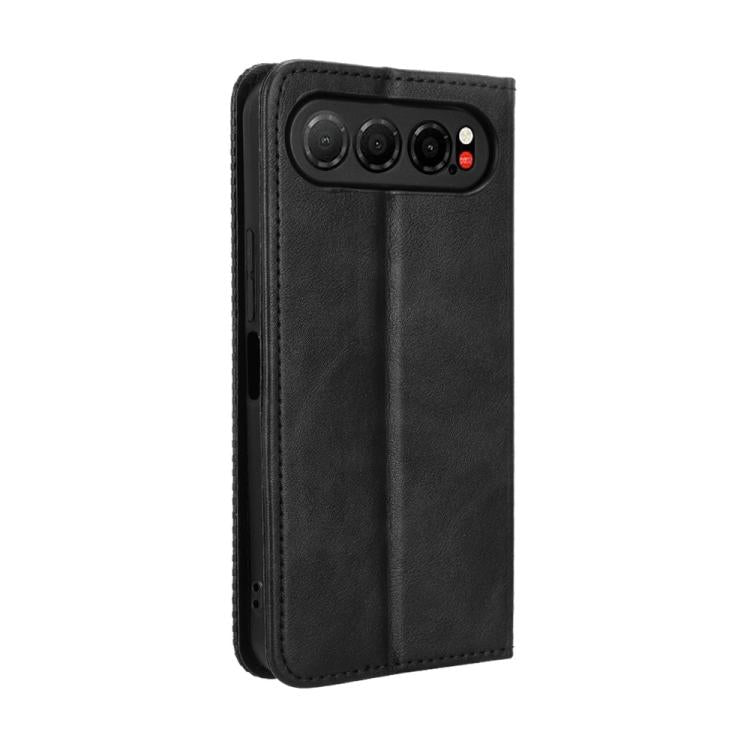 For ZTE nubia Air Magnetic Buckle Retro Texture Leather Phone Case