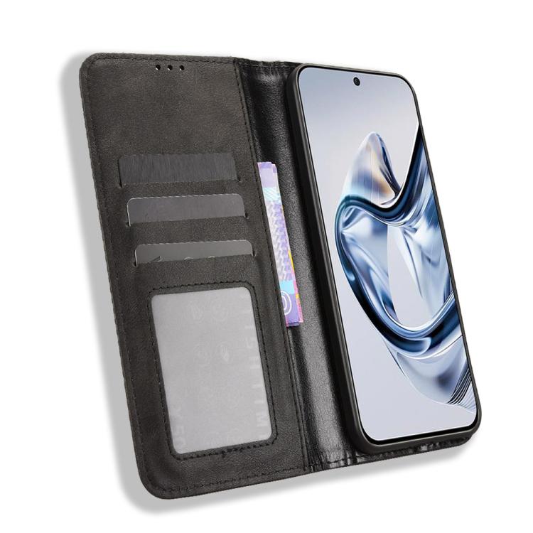 For ZTE nubia Air Magnetic Buckle Retro Texture Leather Phone Case