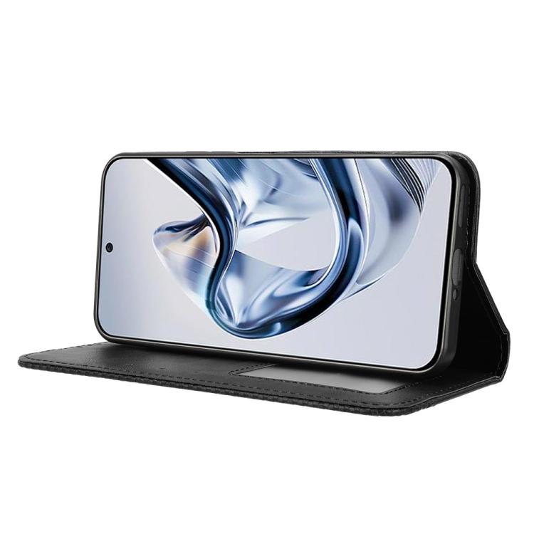For ZTE nubia Air Magnetic Buckle Retro Texture Leather Phone Case