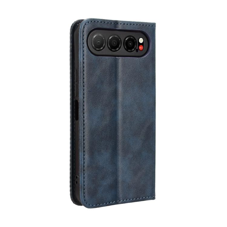 For ZTE nubia Air Magnetic Buckle Retro Texture Leather Phone Case