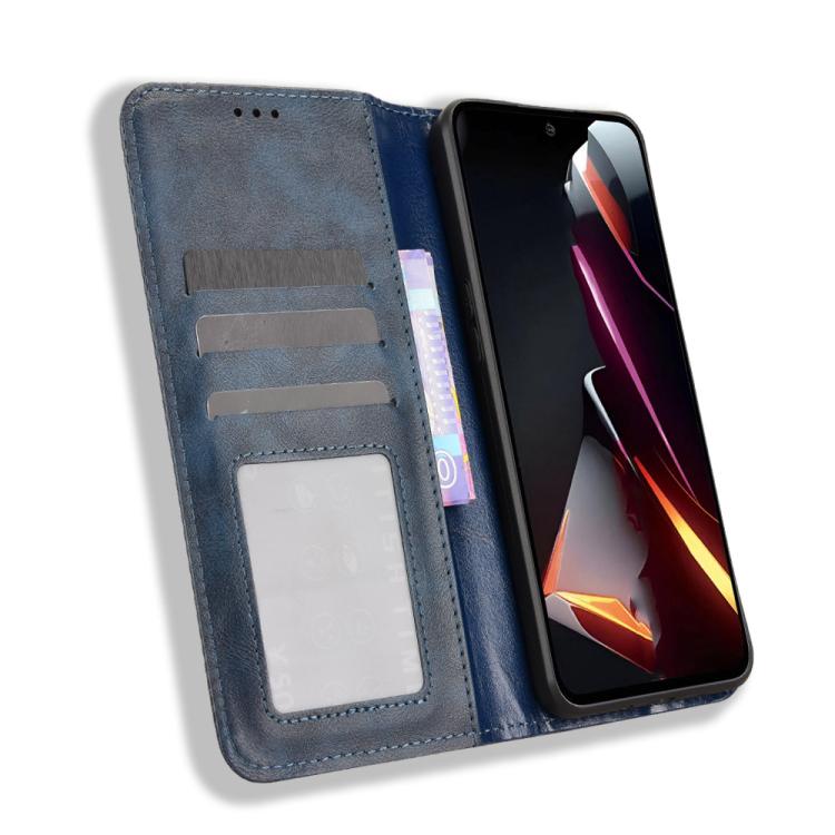 For ZTE nubia Neo 2 Magnetic Buckle Retro Texture Leather Phone Case