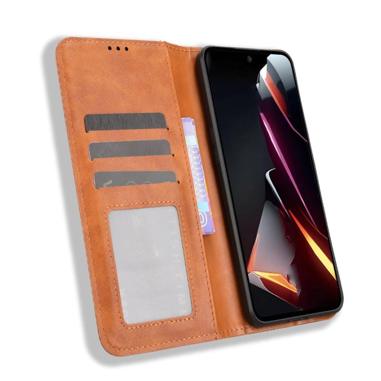 For ZTE nubia Neo 2 Magnetic Buckle Retro Texture Leather Phone Case