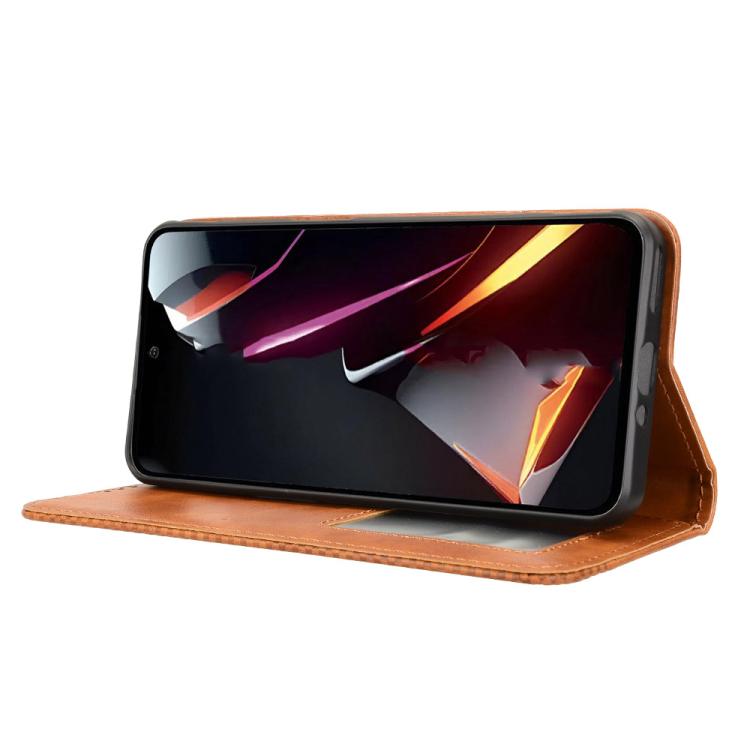 For ZTE nubia Neo 2 Magnetic Buckle Retro Texture Leather Phone Case