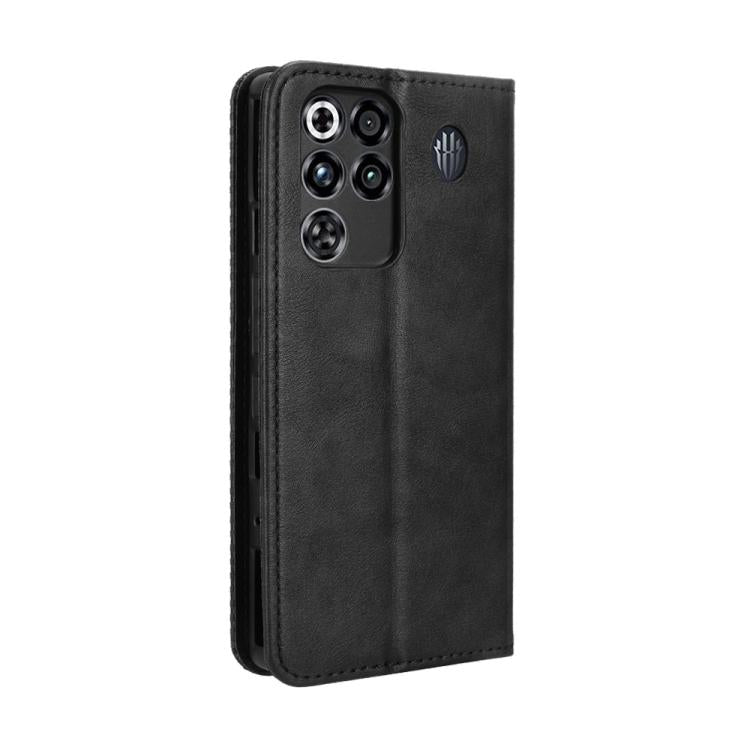 For ZTE nubia RedMagic 11 Pro / 11 Pro+ Magnetic Buckle Retro Texture Leather Phone Case