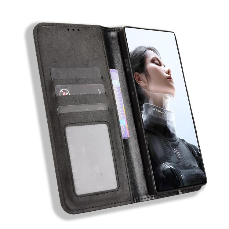 For ZTE nubia RedMagic 11 Pro / 11 Pro+ Magnetic Buckle Retro Texture Leather Phone Case
