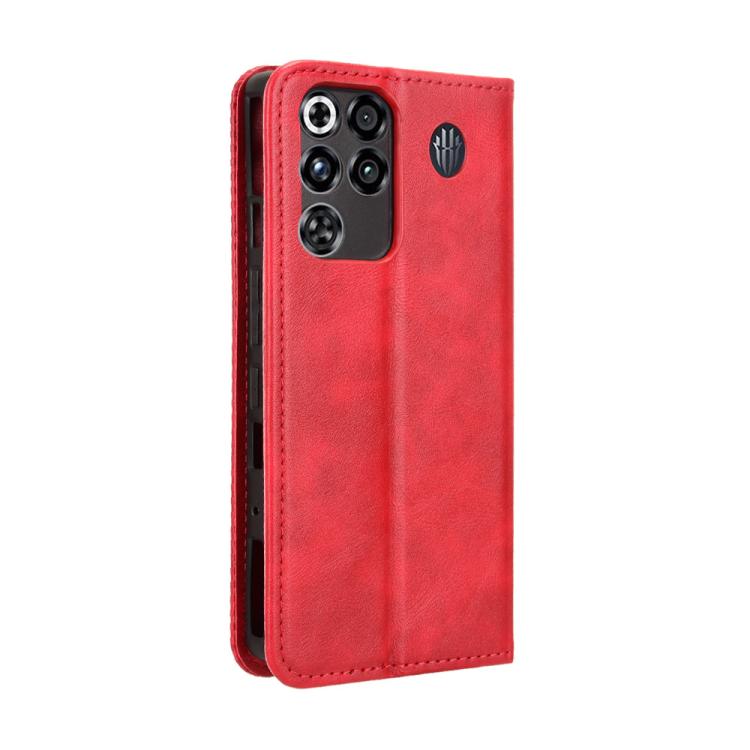 For ZTE nubia RedMagic 11 Pro / 11 Pro+ Magnetic Buckle Retro Texture Leather Phone Case