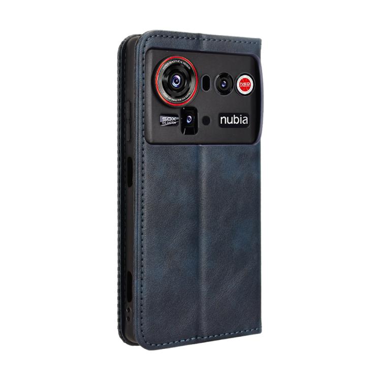 For ZTE nubia Z80 Ultra Magnetic Buckle Retro Texture Leather Phone Case