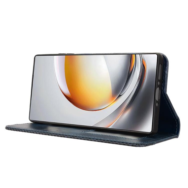 For ZTE nubia Z80 Ultra Magnetic Buckle Retro Texture Leather Phone Case