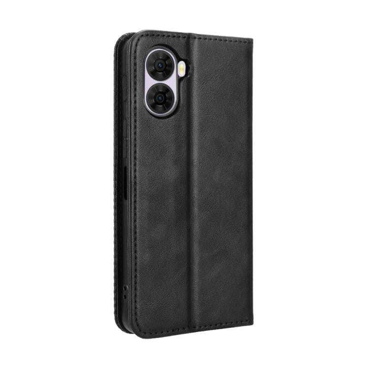 For ZTE nubia S2 504ZT Magnetic Buckle Retro Texture Leather Phone Case