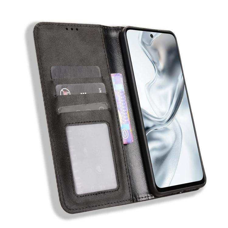 For ZTE nubia S2 504ZT Magnetic Buckle Retro Texture Leather Phone Case