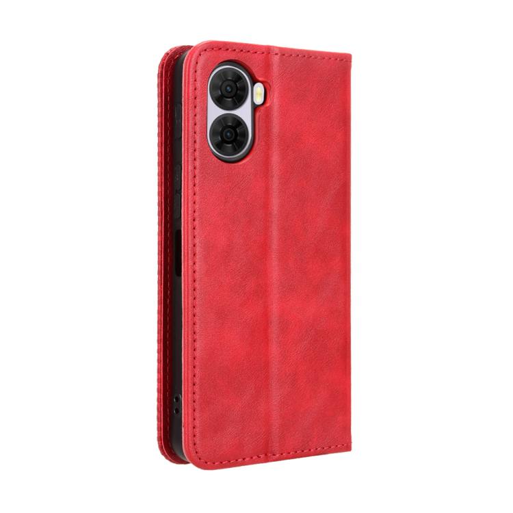 For ZTE nubia S2 504ZT Magnetic Buckle Retro Texture Leather Phone Case