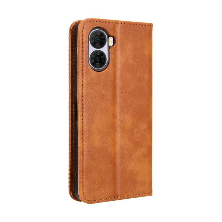 For ZTE nubia S2 504ZT Magnetic Buckle Retro Texture Leather Phone Case