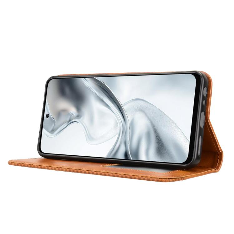 For ZTE nubia S2 504ZT Magnetic Buckle Retro Texture Leather Phone Case