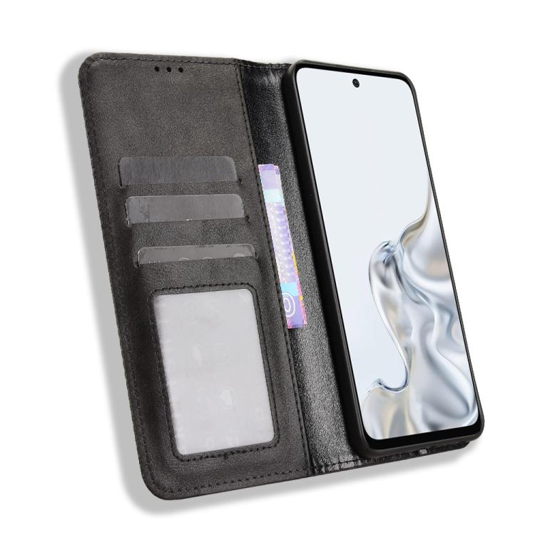 For ZTE nubia S2e / S2R / S2 Lite Magnetic Buckle Retro Texture Leather Phone Case
