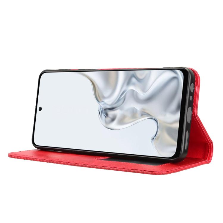 For ZTE nubia S2e / S2R / S2 Lite Magnetic Buckle Retro Texture Leather Phone Case