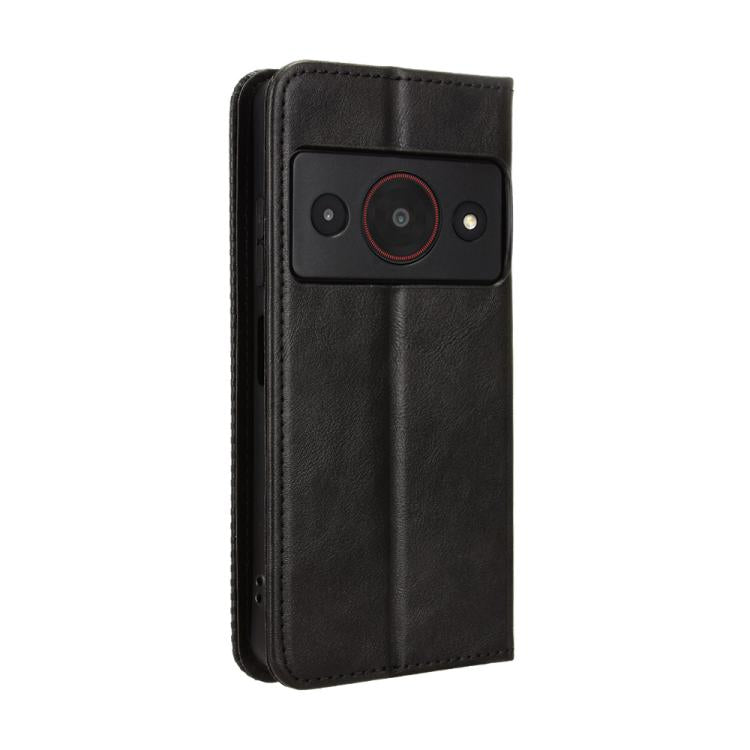 For ZTE A75 Pro / Telstra T-Elite 5G Magnetic Buckle Retro Texture Leather Phone Case