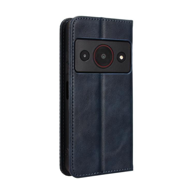 For ZTE A75 Pro / Telstra T-Elite 5G Magnetic Buckle Retro Texture Leather Phone Case