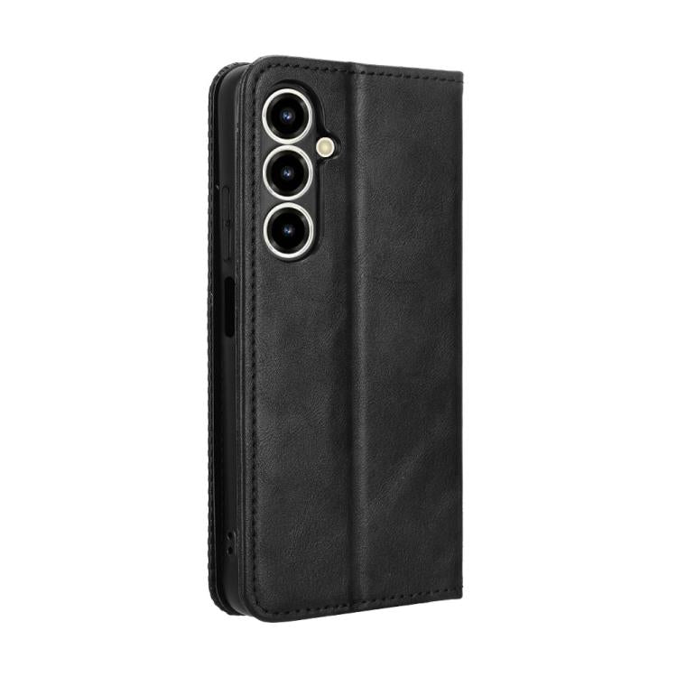 For ZTE Nubia V80 Max Magnetic Buckle Retro Texture Leather Phone Case