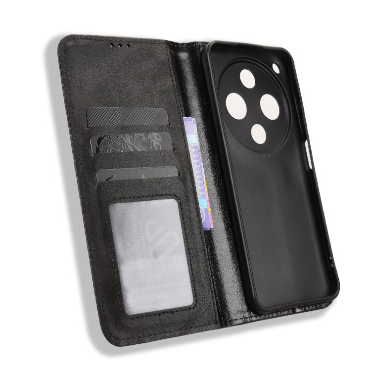 For ZTE nubia P9 Pro 5G / Optus X Pro 2 5G Magnetic Buckle Retro Texture Leather Phone Case