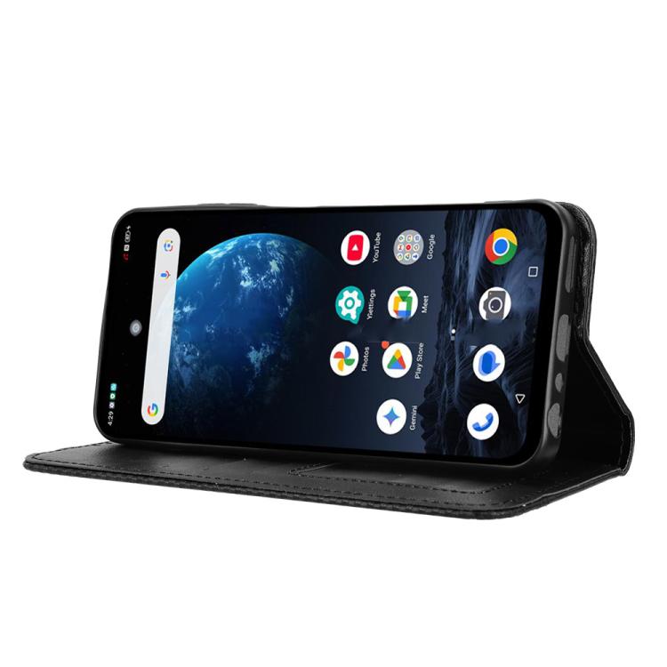 For ZTE nubia P9 Pro 5G / Optus X Pro 2 5G Magnetic Buckle Retro Texture Leather Phone Case