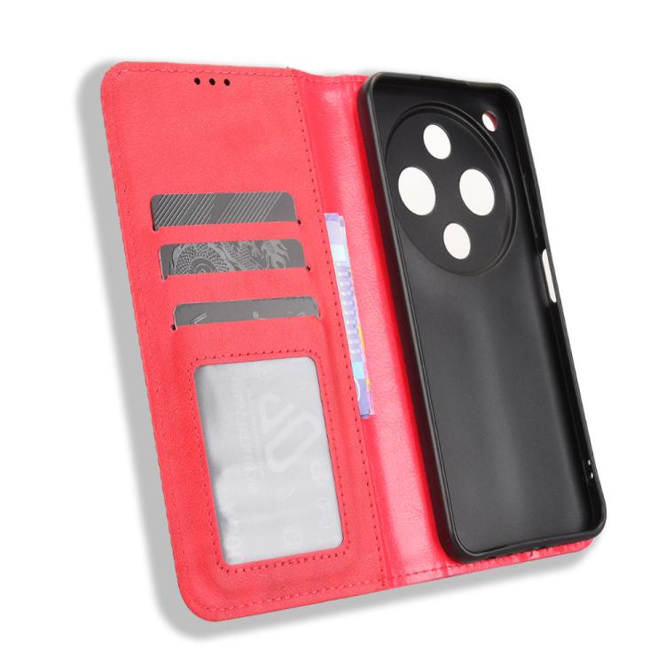 For ZTE nubia P9 Pro 5G / Optus X Pro 2 5G Magnetic Buckle Retro Texture Leather Phone Case