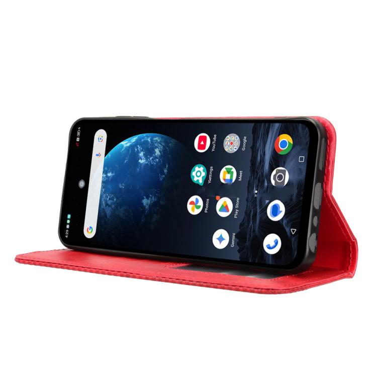 For ZTE nubia P9 Pro 5G / Optus X Pro 2 5G Magnetic Buckle Retro Texture Leather Phone Case
