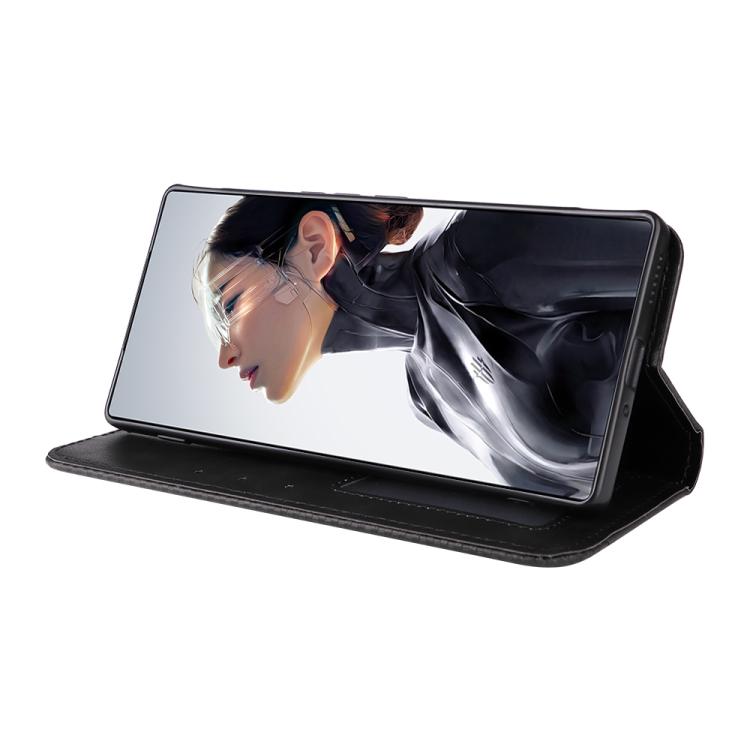 For ZTE nubia RedMagic 11 Air Magnetic Buckle Retro Texture Leather Phone Case