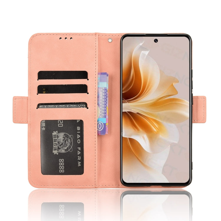 For OPPO A3 Pro 5G Skin Feel Calf Texture Card Slots Leather Phone Case