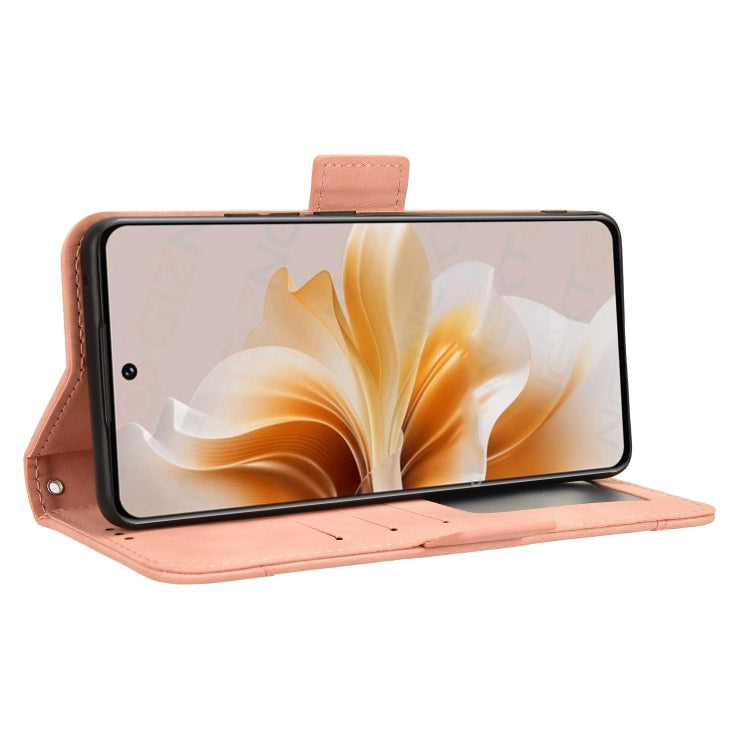 For OPPO A3 Pro 5G Skin Feel Calf Texture Card Slots Leather Phone Case