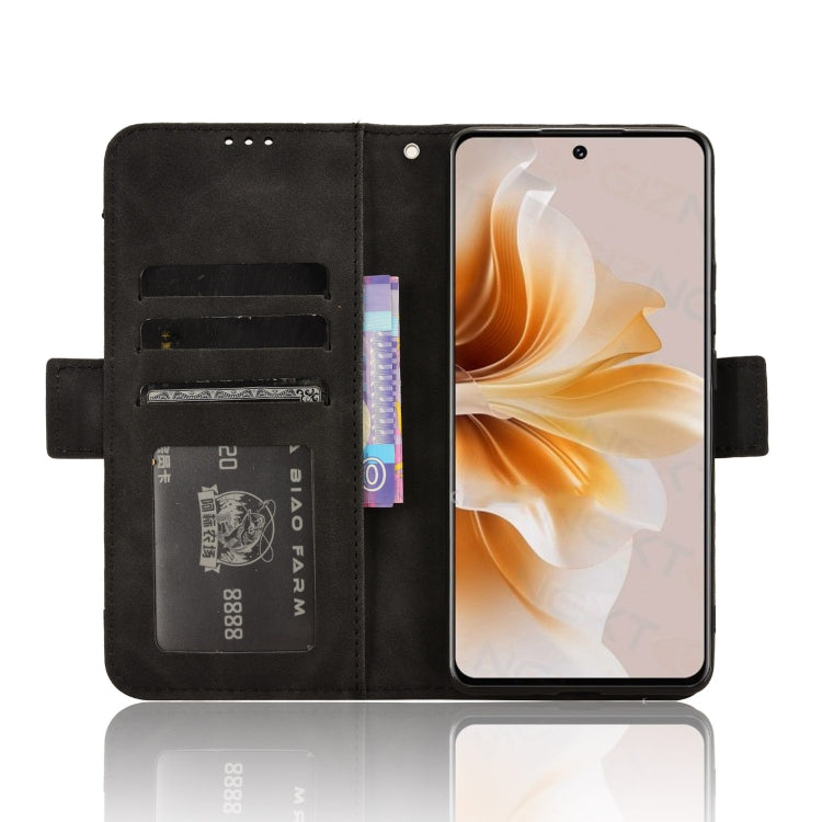 For OPPO A3 Pro 5G Skin Feel Calf Texture Card Slots Leather Phone Case