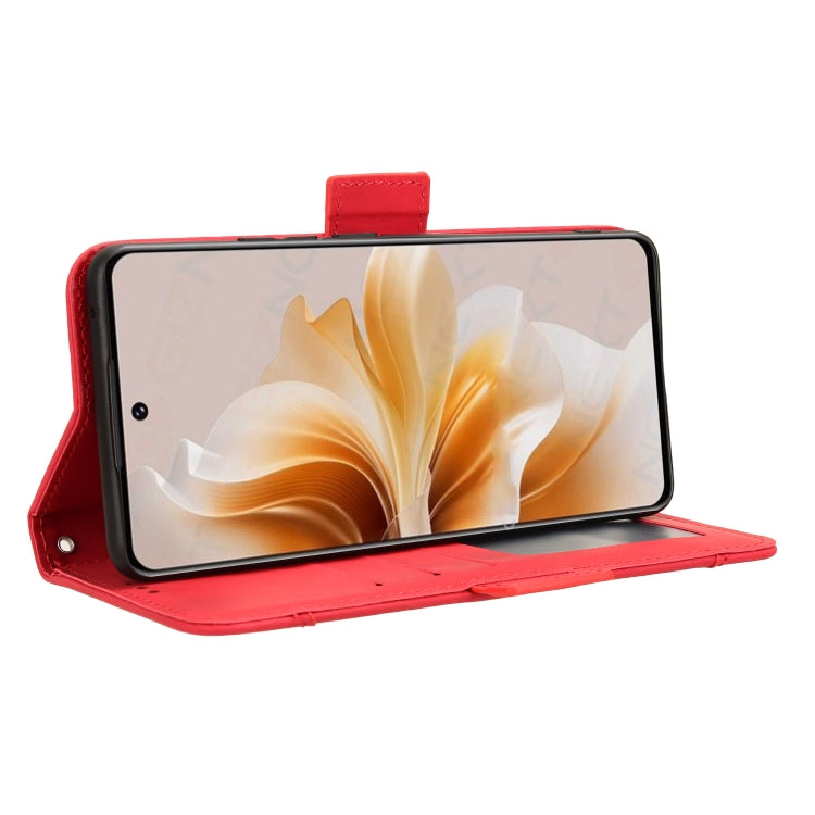 For OPPO A3 Pro 5G Skin Feel Calf Texture Card Slots Leather Phone Case