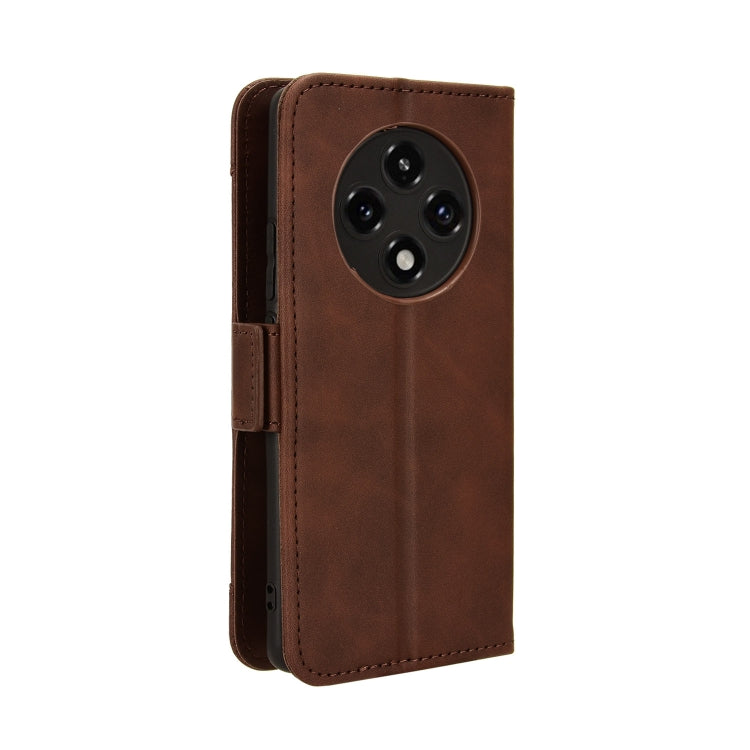 For OPPO A3 Pro 5G Skin Feel Calf Texture Card Slots Leather Phone Case