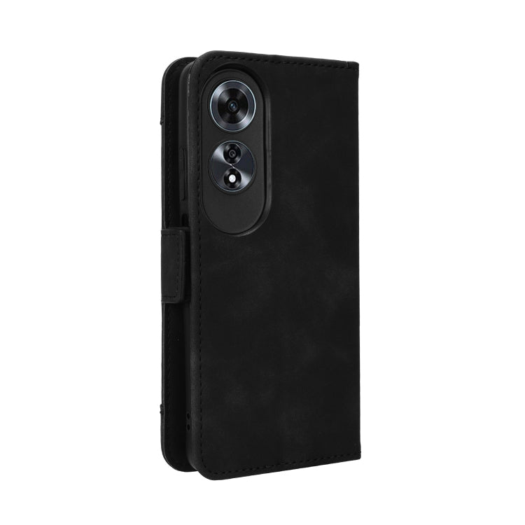 For OPPO A60 4G Skin Feel Calf Texture Card Slots Leather Phone Case