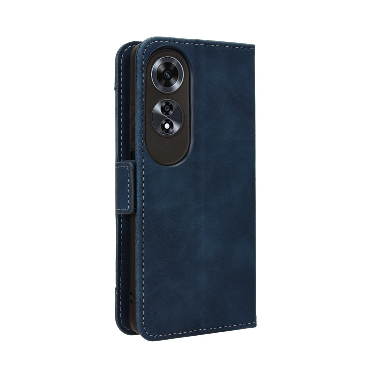 For OPPO A60 4G Skin Feel Calf Texture Card Slots Leather Phone Case