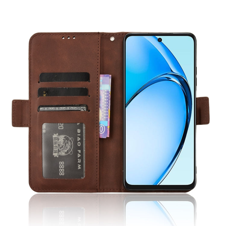 For OPPO A60 4G Skin Feel Calf Texture Card Slots Leather Phone Case