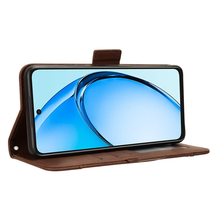 For OPPO A60 4G Skin Feel Calf Texture Card Slots Leather Phone Case