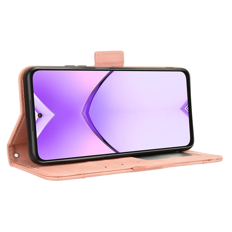 For OPPO A3 Pro 5G Global Skin Feel Calf Texture Card Slots Leather Phone Case