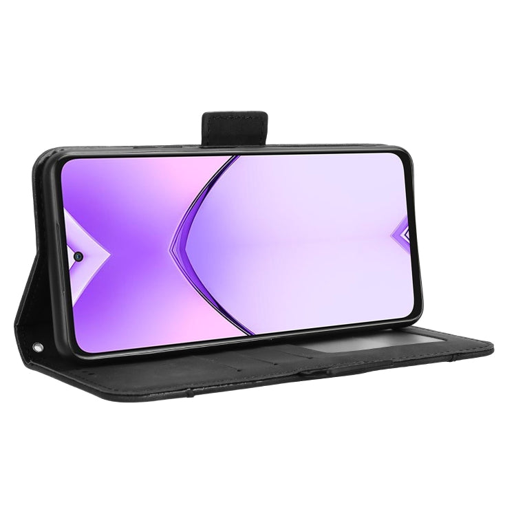 For OPPO A3 Pro 5G Global Skin Feel Calf Texture Card Slots Leather Phone Case