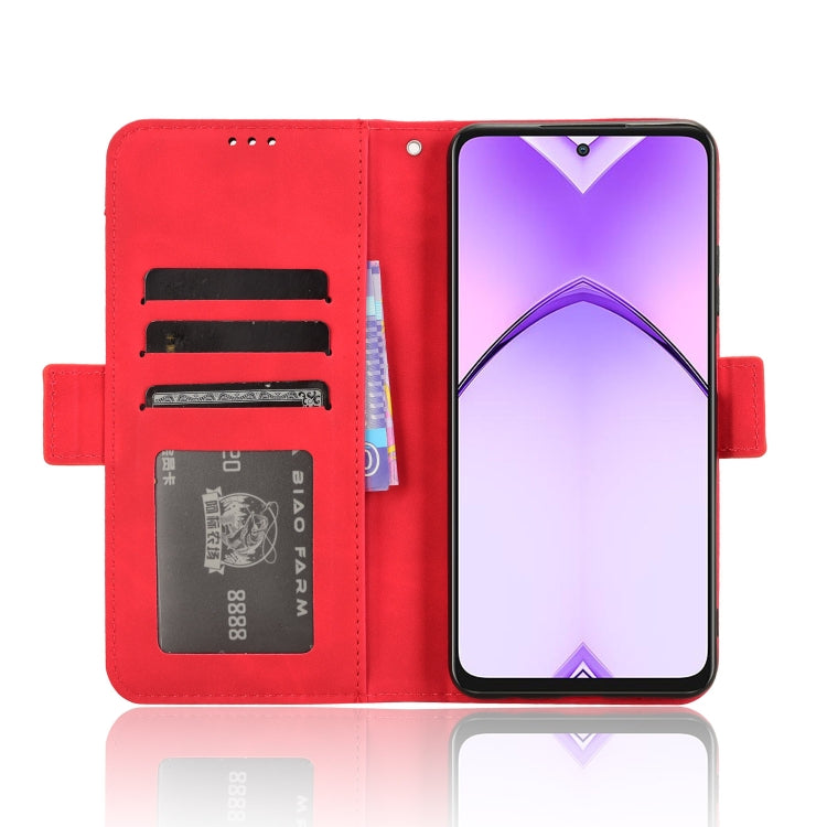 For OPPO A3 Pro 5G Global Skin Feel Calf Texture Card Slots Leather Phone Case