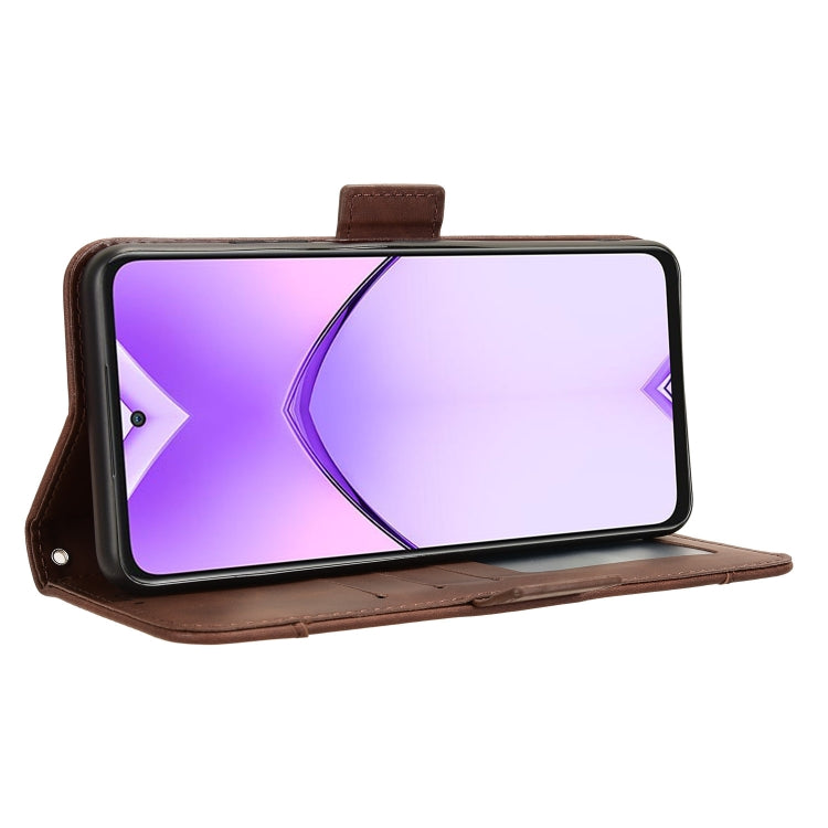 For OPPO A3 Pro 5G Global Skin Feel Calf Texture Card Slots Leather Phone Case