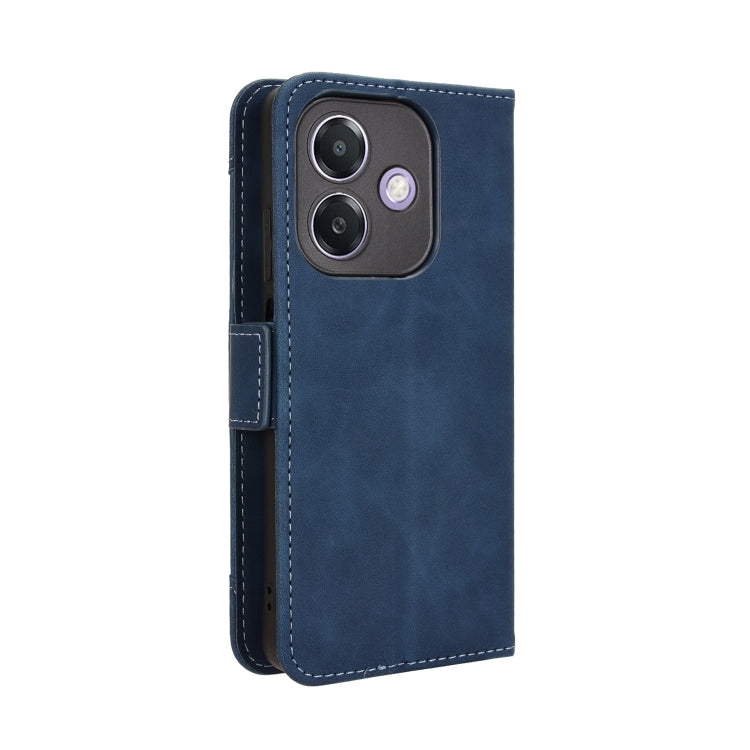 For OPPO A3x 5G India Skin Feel Calf Texture Card Slots Leather Phone Case