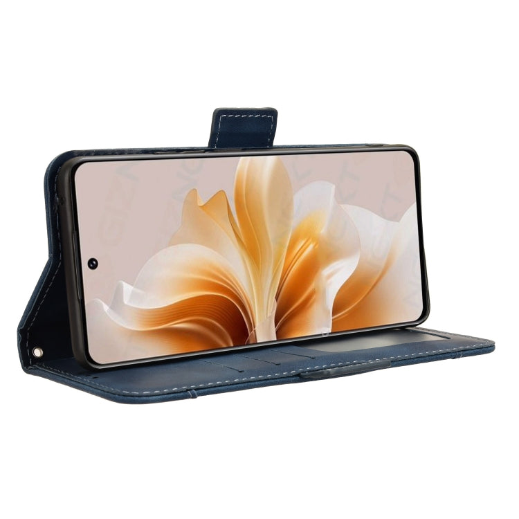 For OPPO F27 Pro 5G / F27 Pro+ 5G Skin Feel Calf Texture Card Slots Leather Phone Case