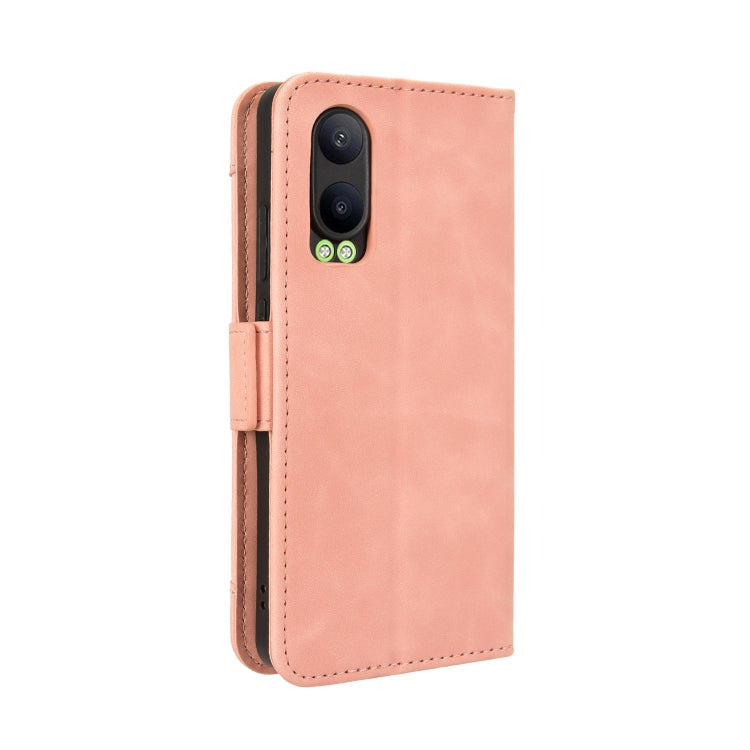 For OPPO K12X 5G / OnePlus Nord CE4 Lite 5G Skin Feel Calf Texture Card Slots Leather Phone Case
