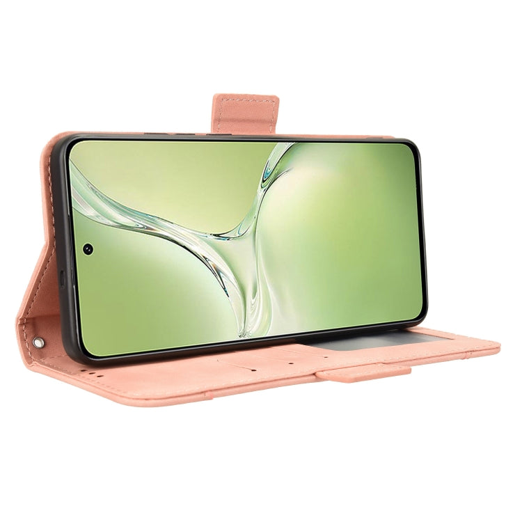 For OPPO K12X 5G / OnePlus Nord CE4 Lite 5G Skin Feel Calf Texture Card Slots Leather Phone Case